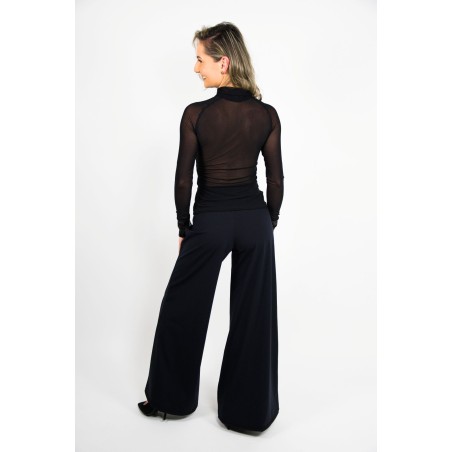 Pantalon Extralarg Negru - col. Fashion Paiete