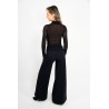 Pantalon Extralarg Negru - col. Fashion Paiete