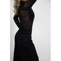 Pantalon Extralarg Negru - col. Fashion Paiete