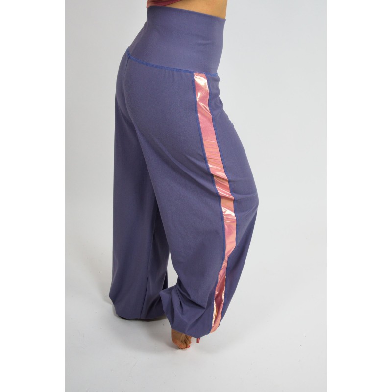 Parasutepants Mov/Violet pudra - roz pudra metal - Col. Shine
