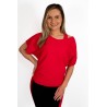 Tricou Dance Asimetric Lady in Red 3D
