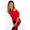Tricou Dance Asimetric Lady in Red 3D