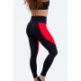 Lady in Red Leggings Push Up 2 leggings  negru / rosu