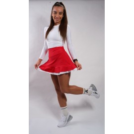 Eliza Fustita Dance / Tenis rosu / alb - Lady in Red - ChrISTMAS - Ole DANCE