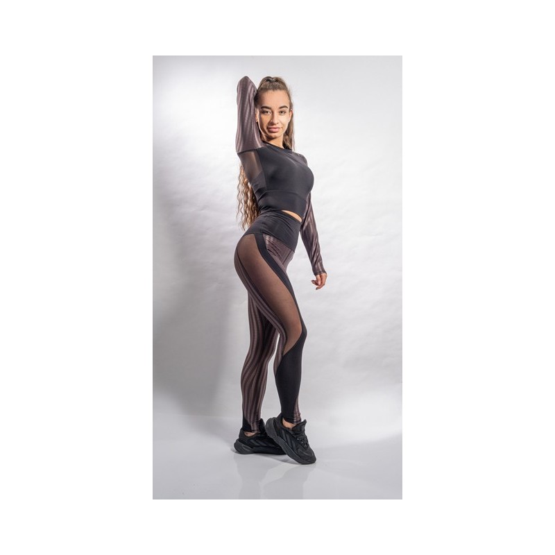 Afrodita Leggings ( colant ) bronzSHINE / tull