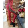 Femme Fatale Sarpe Leggings ( colant ) Piton rosu