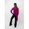 Bluza Asimetrica Magenta bumbac cu elastan - superoferta -